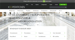 Desktop Screenshot of kooperationen.dk